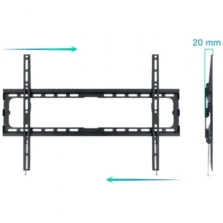 TooQ Soporte de Pared Fijo LP1080F-B para TV de 37-80 pulgadas